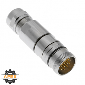 MENCOM | MCV-12MPM-FW-CC | M23 MALE FIELD WIREABLE PLUG