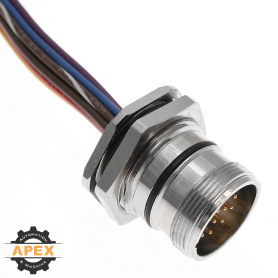 MENCOM | MCV-19MR-0.3M-BM | M23 MALE RECEPTACLE