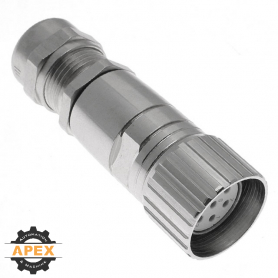 MENCOM | MCV-6MP-FW-CC | M23 MALE FIELD WIREABLE PLUG