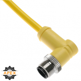 MENCOM | MDCP-8MP-5M-R | MDC (M12) MALE SHIELDED CORDSET