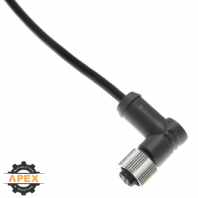 MENCOM | MDCPM-12FP-5M-R-B | MDC (M12) SHIELDED CORDSET