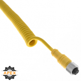 MENCOM | MDCPQ-4FP-2M | MDC (M12) FEMALE CORDSET