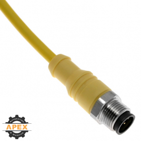 MENCOM | MDCW-4MP-2M-SS | MDC (M12) MALE CORDSET