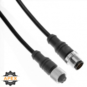 MENCOM | MDCWF-4MFP-5M | MDC (M12) M/F HI-FLEX CORDSET