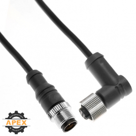 MENCOM | MDCWF-5MFRP-10M-B | MDC (M12) M/F FLEX CORDSET