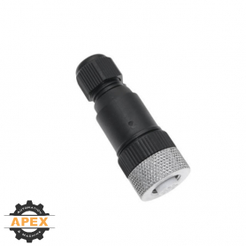 MENCOM | MDE45-4FP-FW07 | M12 D-CODED FEMALE ETHERNET PLUG