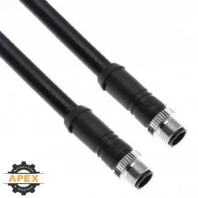 MENCOM | MDE45-4MMP-3M-A03 | M12 D-CODED ETHERNET CORDSET
