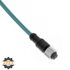 MENCOM | MDE45-8FP-10M | M12 FEMALE ETHERNET CORDSET