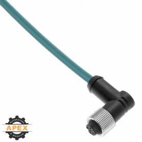 MENCOM | MDE45PB-8FP-10M-R | M12 A-CODED ETHERNET CORDSET