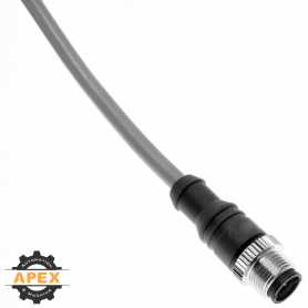 MENCOM | MEC-4MP-5M | MEC (M12) MALE CORDSET