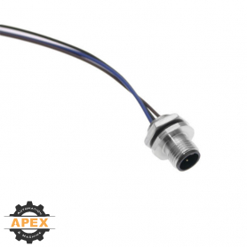 MENCOM | MEC-4MR-4 | MEC (M12) MALE RECEPTACLE