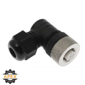 MENCOM | MEC-5FP-FW09-R | MEC (M12) FEMALE WIREABLE PLUG