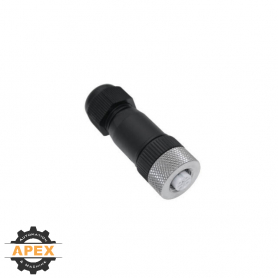 MENCOM | MEC-5FP-FW09 | MEC (M12) FEMALE FIELD WIREABLE PLUG