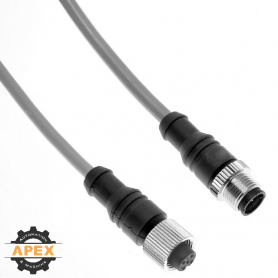 MENCOM | MEC-5MFP-5M | MEC (M12) MALE/FEMALE CORDSET