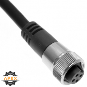 MENCOM | MIN-3FP-12-B | MIN SIZE I (7/8") FEMALE CORDSET