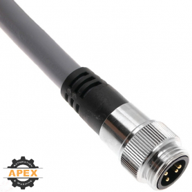 MENCOM | MINH-3MP-4M | MIN POWER (7/8") MALE CORDSET