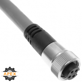 MENCOM | MINH-4FP-6M-SS | MIN POWER (7/8") FEMALE CORDSET