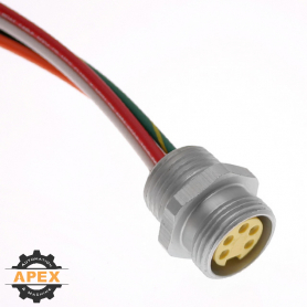 MENCOM | MINH-4FRM-1M | MIN POWER (7/8") FEMALE RECEPTACLE