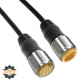 MENCOM | MINP-19MFP-2M-SS | MIN SIZE III (1-1/8") CORDSET