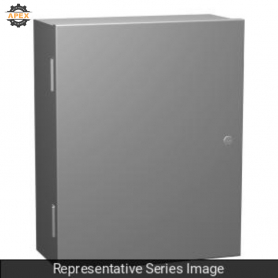 N1 ENCLOSURE W/PANEL - 16 X 12 X 9 - STEEL/GRAY