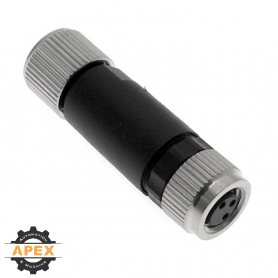 MENCOM | NAN-T-3FP-FW-ST | NAN M8 FEMALE FIELD WIREABLE PLUG