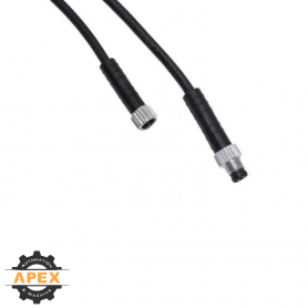 MENCOM | NAN-T-3MFP-1M | NAN (M8) THREAD-ON M/F CORDSET