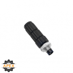 MENCOM | NAN-T-4MP-FW | NAN (M8) MALE FIELD WIREABLE PLUG