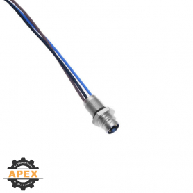 MENCOM | NAN-T-4MR-M8-2M | NAN (M8) THREAD-ON RECEPTACLE