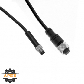 MENCOM | NANTDC-3MFP-2M | NAN (M8) TO MDC (M12) M/F CORDSET