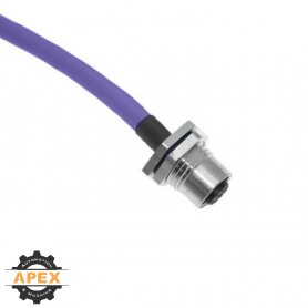 MENCOM | PBEC-3FR-BM-1M | PROFIBUS DP (M12) RECEPTACLE