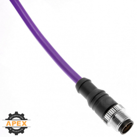 MENCOM | PBEC-3MP-2M | PROFIBUS DP (M12) MALE CORDSET