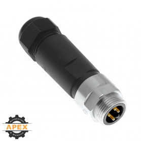 MENCOM | PBIN-4MPM-FWX-SS | PROFIBUS PA (7/8") WIREABLE PLUG