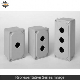HAMMOND | PJ744P222 | N4X WALLMOUNT ENCL - 7X4X4 2 HOLE PBUT