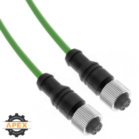 MENCOM | PND45-4FFPS-2M | M12 D-CODED PROFINET CORDSET
