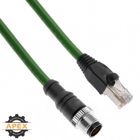 MENCOM | PND45-4MSP-RJ45S-10M | M12 D-CODED PROFINET CORDSET