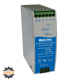 ALTECH | PSC-24024 | POWER SUPPLY | 240W |  10A |  DIN RAIL