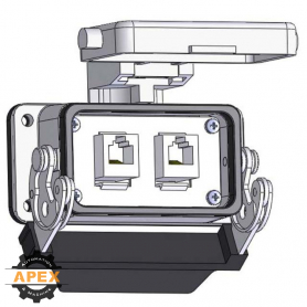 MENCOM | RJ11-2-10LS | PANEL INTERFACE CONNECTOR
