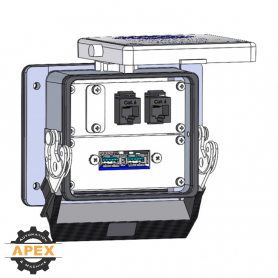 MENCOM | RJ45-2-USB-32 | PANEL INTERFACE CONNECTOR