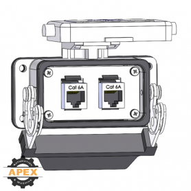 MENCOM | RJ45S-2-10 | PANEL INTERFACE CONNECTOR