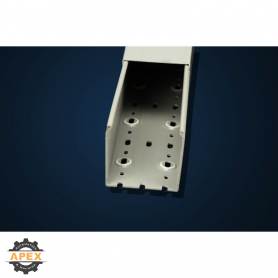 IBOCO | TSH-4030GA | SOLID DUCT  4 X 3 - GREY W/ HOLES - WIT