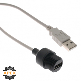 MENCOM | USB-AFAM-BM-0.9M | BACK MOUNT PORT ADAPTER