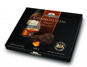 CONNOISSEUR BRANDY BEANS DK CHOC 400G X 14