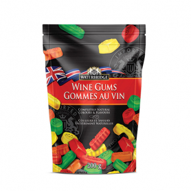 WATERBRIDGE WINE GUM POUCH 200G X 15