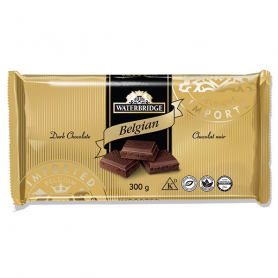 WATERBRIDGE BELGIAN DARK BAR 300G X 12