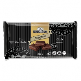 WATERBRIDGE BELGIAN EXTRA DARK BAR 300G X 12