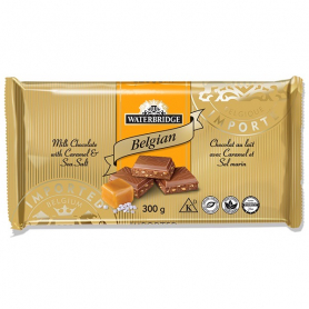 WATERBRIDGE BELGIAN CARAMEL & SEA SALT 300G X 12