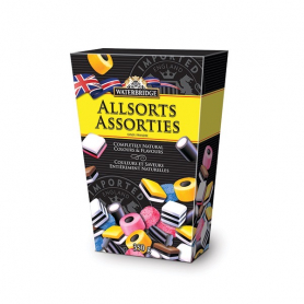 WATERBRIDGE ALLSORTS  CARTON 350G X 12