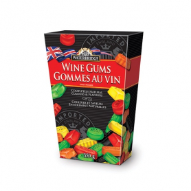 WATERBRIDGE WINE GUM CARTON 350G X 12