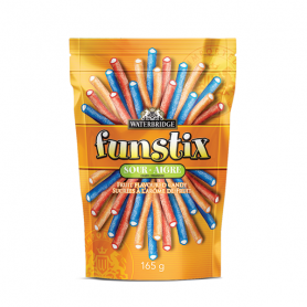 WATERBRIDGE FUNSTIX SOUR SUR 165G X 15