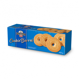 WB COOKIE BARREL SHORTBREAD RINGS 400g x 12